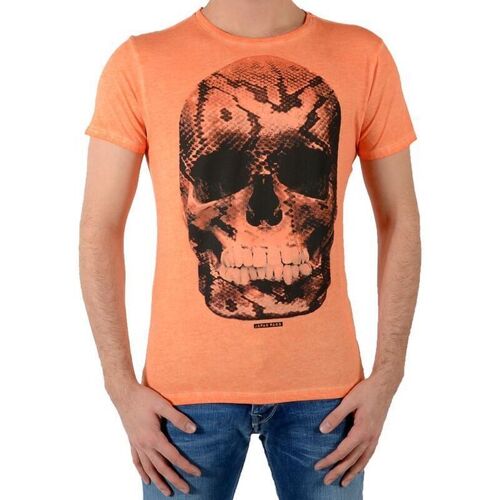 Υφασμάτινα Άνδρας T-shirt με κοντά μανίκια Japan Rags 38860 Orange