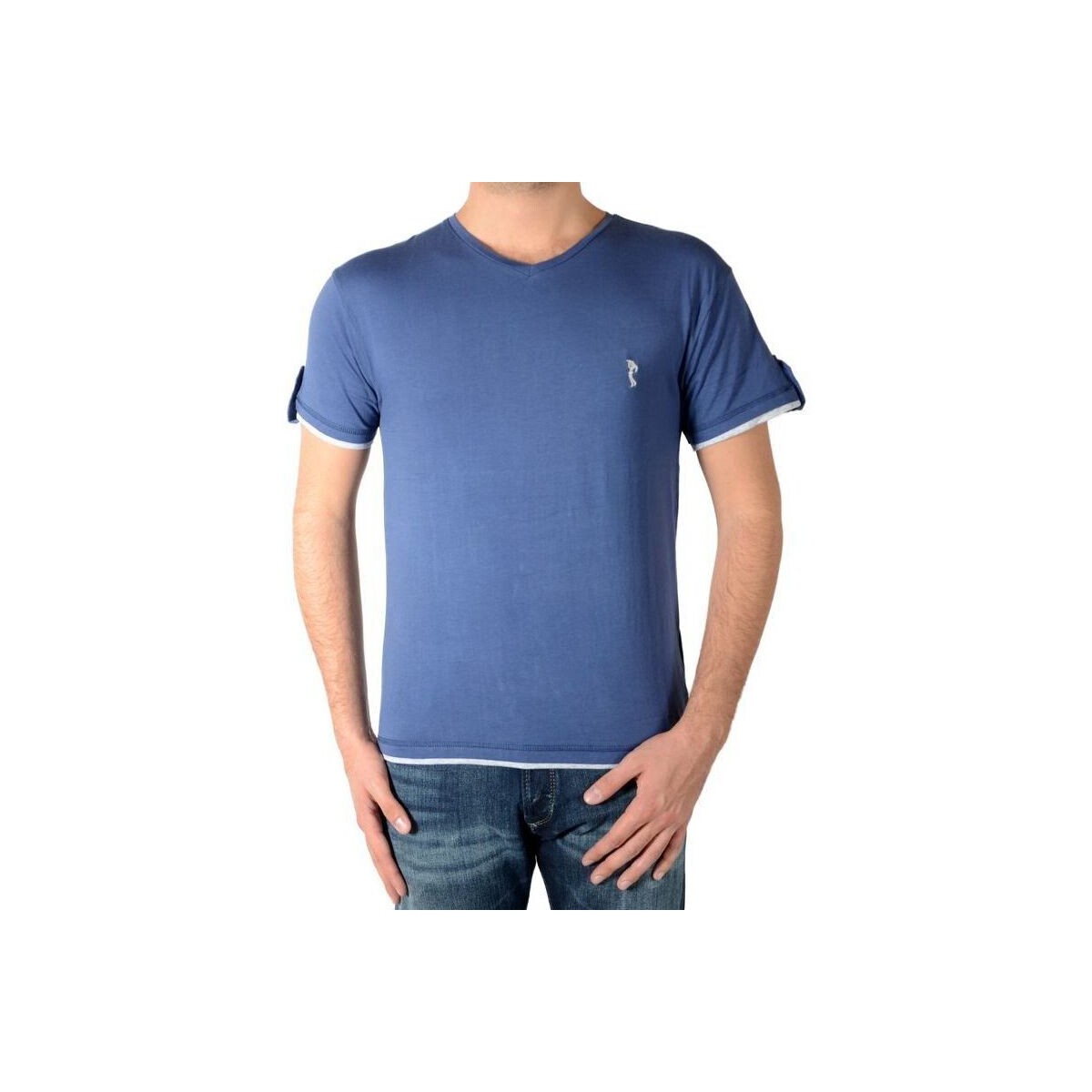 Υφασμάτινα Άνδρας T-shirt με κοντά μανίκια Marion Roth 55786 Μπλέ