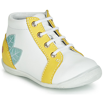 Παπούτσια Κορίτσι Ψηλά Sneakers GBB FRANCKIE Άσπρο / Yellow