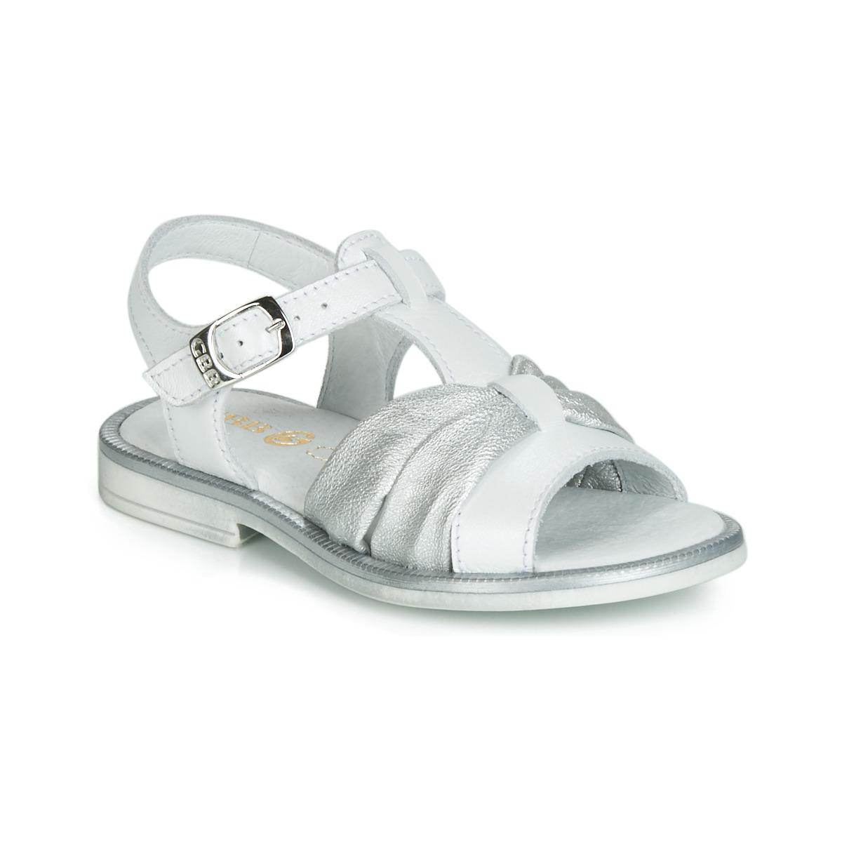 Παπούτσια Κορίτσι Σανδάλια / Πέδιλα GBB MESSENA Άσπρο / Silver