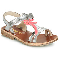 Παπούτσια Κορίτσι Σανδάλια / Πέδιλα GBB SAPELA Silver / Ροζ