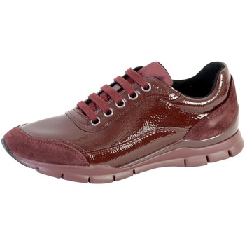Παπούτσια Γυναίκα Χαμηλά Sneakers Geox 114639 Red
