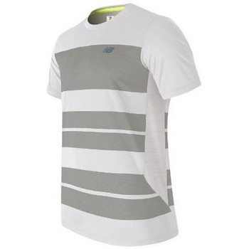 Υφασμάτινα Άνδρας T-shirts & Μπλούζες New Balance MT53406WSV Άσπρο
